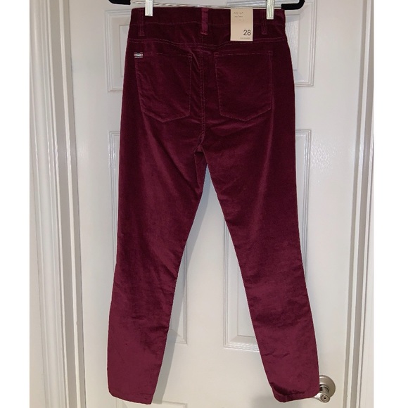 Alice & Olivia STRETCH VELVETHigh Rise Skinny Jeans - Picture 12 of 17